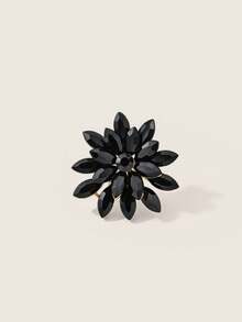 Valisandre 1pc Fashionable Luxury Minimalist Flower Open Ring, Daily/Party/Wedding Wear Valentines,Mom,Mother,Mother's Day,Gift - 2 - View 14