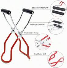 Stainless Steel Jar And Jam Jar Opener, 22.5 X 8 Cm, Practical Kitchen Tool For Canning And Preserving Jars - View 2