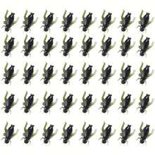 10/20/40pcs Cricket Lure Soft Bait 2.5cm 0.6g Insect Soft Bait Fishing Lure Supplies - Green - View 1