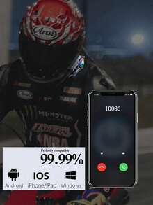 Y12 Pro Helmet Headset Bluetooth 5.4 Waterproof 500m Intercom Headset Speaker Wireless Hands-Free Helmet Headset Suitable For Motorcycle Helmet, Outdoor Cycling - Y12 Pro - View 4