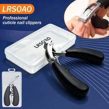 Premium Nail Clipper With A Storage Boxs, Modern Design With Stainless Steel Blade, Concave Edge & Wide Opening For Thick Nails, Anti-Splash Long Handle, Arc Shape Cuticle Trimmer - Multicolor - View 1