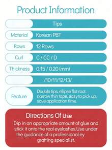 Eyelash Extensions C CC D Curl Russian Volume Lashes Thickness Eyelash Clusters, Eyelash Clusters, Individual Lashes, False Eyelashes - D - View 2