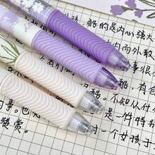 4PCS Gel Ink Pens Flower Retractable Pens 0.5mm Black Ink Gel Pens Women Girls Cute Aesthetic Pens Office School Pens, Office & School Supplies - Sets - View 1
