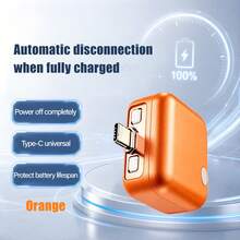 140W (MAX) Macaron Fully Separated Charger, Full Discharge, Connect To Charging Cable For Use, Type-C Universal Smart Charging Separator, Supports Full Charging Mode, Auto Power-Off After Full Charge, Auto Charging, Requires Data Cable For Use - Multicolor - View 14