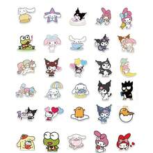 SANRIO 50 قطعة/100 قطعة/ملصقات مختلطة عشوائية من سلسلة سانريو مخصصة للدفتر، المخطط، هدية العطلة، هدية عيد الميلاد، لعبة بينغو، الثلاجة، زجاجة المياه، السيارة، حقيبة الظهر، علبة الأقلام - متعدد الألوان - مشاهدة 3