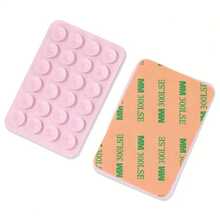Korean Style Heart + Square Silicone Suction Cup Phone Sticker, Multi-Functional Silicone Suction Cup Sticker Compatible With All Apple And Android Phones, Great Gift For Girls - Multicolor - View 10