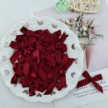 50pcs/Pack Colorful Ribbon Bows For Gift Packaging, Craft Cards, Hair Accessories, Jewelry Bows, Wedding Party Decor, Christmas Decor, Room Decor, Home Decor - View 18