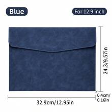 DANYCASE Sarung Tablet Tahan Air 11-12,9 Inci, Bahan Kulit, Kompatibel dengan Air Generasi ke-4/ke-5/ke-6/ke-7, Pro 11 10,9, Pro 11 M4/M5, Casing Pelindung Tablet Pro 12,9 - MultiWarna - View 10