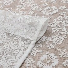 2 Buah Tirai Tipis Berenda Putih Mutiara, Cocok untuk Dekorasi Rumah Ruang Tamu/Kamar Tidur/Ruang Belajar/Ruang Makan/Balkon, Ruang Konferensi/Kantor/Klub/Toko, Desain Kantong Batang Atas - Pearl White - View 17