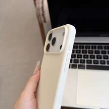 Liquid Silicone Magnetic Phone Case Compatible With Iphone 17 Pro Max, Soft Shell Protective Cover With Microfiber Lining, Also Compatible With IPhone 16/15/14/13 Pro Max Plus - Antique White - View 6