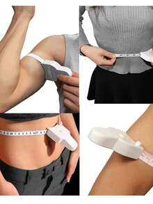 Automatic Retractable Body Measuring Tape, Portable Waist Circumference Measuring Tape, One-Click Lock Fitness Body Measurement, Record Soft Tape Measure For Home Waist, Hip, Arm Circumference, Body Dimension Measurement Tool For Sports, Body Shaping Data Recording Portable Measuring Device - Multicolor - View 5