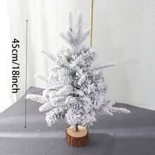 OBOVAY Mini Christmas Tree, Decorative Mini Artificial Christmas Tree With Lights, Snowflake Design, Suitable For Bedroom, Office, Small Space Desktop Decoration - Multicolor - View 10