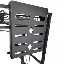 Escorredor Louça Suspenso Retratil Cozinha Modular Ajustavel Pia Bancada Prato Copo Talher Utensilios Prateleira Gancho - Preto - Visão 9
