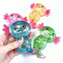 somoving 1pc Axolotl Squishy Maltose Squeeze Toys, Relax Sensory Fidget Toys, Fun Party Gifts & Classroom Rewards For Boys Girls - Multicolor - View 2