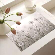 (Hot !!) 1pc 2D Floral Pattern Flat Stove Protector Mat And Non-Slip Heat-Resistant Rubber Stove Cover Pad Suitable For Induction Cooktop, Glass Stove And Multi-Function Anti-Scratch Mat, Also Can Be Used As Oven, Washing Machine, Dryer And Kitchen Decor Best Choice. - Multicolor - View 4