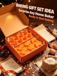 Creative Ghost & Pumpkin Shaped Silicone Baking Molds, Easy Release, Heat Resistant, Microwave, Oven, Air Fryer , Suitable For Candy, Chocolate, Pastry, Jelly, Pudding, Ice Cream, Cake Decoration, Perfect Kitchen Tool - Multicolor - View 9