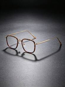 Men's Ultra-Light Pure Titanium Alloy Eyeglass Frames, Suitable For Large Faces, Metal Titanium Frame, Large Frame Eyeglass Frame - A - View 8