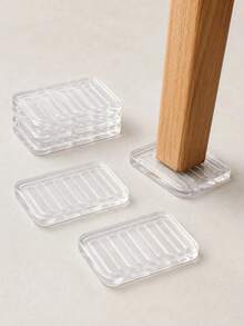12/8/4/1pc Adjustable Furniture Leveling Pads, Suitable For Uneven Floors - Non-Slip Furniture Leveling Pads With Sturdy Leg Stabilizers, No Assembly Required, Suitable For Tables, Chairs, Cabinets, Sofas And Floors - Multicolor - View 5