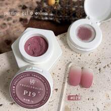 FRESCOBALDI 6-Color Highly Saturated Semi-Solid Gel Nail Polish, Suitable For Nail Salons And DIY Use All Season - Multicolor - View 12