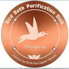 1pc 0.6mm Copper Alloy Bird Bath Tray, Round Pigeon Pattern Water Feature Accessory With 3 Raised Support Points, Natural Pond Style Decorative Tray For Outdoor Bird Bath, Garden Pond, Swimming Pool, Fountain, Fish Tank And Landscape Water Feature - Multicolor - View 9
