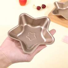 Mini Fluted Tube Pan 4 Inch, Carbon Steel Nonstick Heart Star Baking Mold, Cupcake Bread Bavarois Brownie Tray - Multicolor - View 5