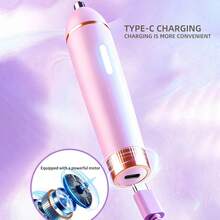 Rechargeable 3-In-1 Electric Trimmer & Shaver, 3 Interchangeable Washable Trimmer Heads, Compact Grooming Kit With Contoured Design, Suitable For Nose Hair, Ear Hair, Bikini Area, Underarms, Legs, Home & Travel Use - Upgraded Version - View 2