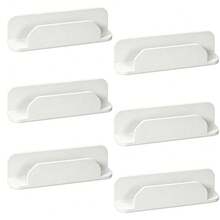 2/6pcs Wall-Mounted Remote Control Storage Rack, Self Adhesive Universal Remote Control Holder, Place On Wall Or Back Of TV, TV Air Conditioner Remote Control Organizer For Bedroom Bedside Table - View 12