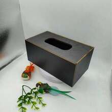 Wooden Tissue Box, New Home Living Room Kitchen Napkin Holder - Multicolor - View 7