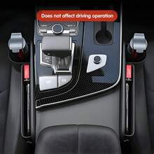 2 hộp đựng khe ghế ô tô đa năng, ví đựng thẻ, giá đỡ cốc, giá đỡ điện thoại, đánh dấu rõ số lượng và chức năng chính, phù hợp cho khe ghế ô tô - A - Xem 4