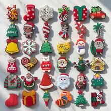 36-Piece PVC Christmas-Themed Shoe Charms – Compatible With Clogs, Sandals, And Slides; Decorative Accessories, Holiday Gifts, And Festive Decor Items - Multicolor - View 4