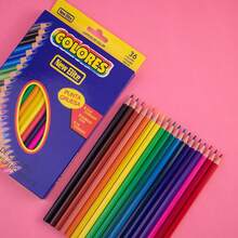 24 Colors Oil-Based Colored Pencil Set, Packed In A Box, Perfect For Elementary School Students And Children Drawing And Coloring. Available For Wholesale. - B - View 1