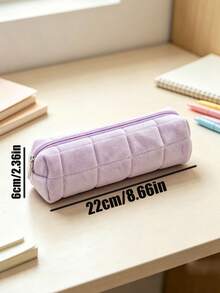 1 buah Tempat Pensil, Tas Kosmetik, Tas Perlengkapan Mandi Berbentuk Bantal Bordir Kustom, Kapasitas Besar - Hadiah Pernikahan yang Dipersonalisasi, Hadiah Unik untuknya, Hadiah Balasan untuk Pengiring Pengantin - MultiWarna - View 8