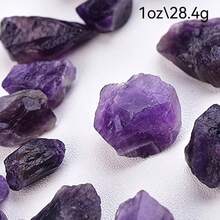 Amethyst Raw Stone Natural Material, Large Quantity Rough Quartz Rocks, Suitable For Polishing, Tumbling, Cutting - Ideal For Home Decor, DIY Crystal Raw Stones, Aquarium Fish Tank Filler, Holiday Gifts - Purple - View 8