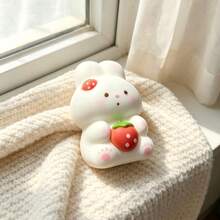 Sweet Strawberry Bunny Squishy, Soft Slow Rebound Fidget Toy, Cute Sensory Stress Relief, Christmas Gift, New Year Present For Women Girls - Multicolor - View 2