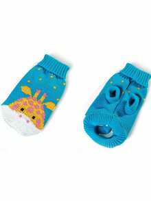 1 pieza Suéter de ciervo, Suéter cálido de conejo para otoño/invierno, Diseño de corazón lindo de material acrílico, Accesorios para mascotas de conejo, Suministros para mascotas de conejo, Conejo, Accesorios para mascotas de conejo, Suministros para mascotas de conejo, Conejo, Suministros para conejo, Ropa para conejo, Suministros para conejo, Día de San Valentín - Multicolor - Ver 7