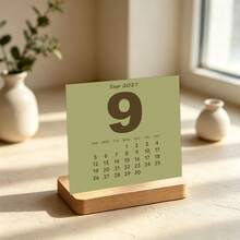 12張 2027年日曆明信片，月曆牆面拼貼套組，適合居家、辦公室與宿舍裝飾，日曆規劃卡，2027年日曆裝飾卡，適合剪貼簿與禮品 - A - 查看 5