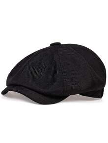 1 buah Topi Newsboy Linen Warna Polos, Tahan Angin, Perlindungan Matahari, Perlindungan UV, Desain 3D, Dapat Dilipat, Modis, Serbaguna, Elegan, Lembut & Nyaman, Bernapas, Multifungsi, Menarik, Melangsingkan Wajah, Cocok Untuk Pantai, Jalan-jalan, Mendaki, Bersepeda, Bepergian, Berkomuter, Aktivitas Luar Ruangan, Jalanan, Kencan, Trekking dan Berbagai Acara - MultiWarna - View 8
