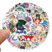 Disney 50PCS Alice In Wonderland Doodle Stickers DIY Phone Case Notebook Water Cup Waterproof Stickers Toys - Multicolor - View 1