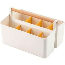 1pc Minimalist Handheld Baby Supplies Storage Box Desktop Portable Multi-Purpose Organizer - Multicolor - View 12