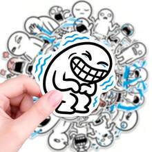 somoving 50 miếng dán sticker biểu tượng cảm xúc nhân vật đơn giản, chống nước và có thể tháo rời, họa tiết độc đáo, phù hợp cho laptop, bình nước, điện thoại di động, ví, sổ dán ảnh, cản xe, ván trượt, xe máy, vali, v.v. - Nhiều màu - Xem 5