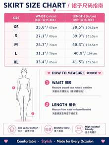 EARO 女款高腰時尚西裝 A 字長裙，修身優雅百搭，適合辦公室、居家、日常穿著與晚間約會，秋冬款，不含腰帶 - 摩卡棕 - 查看 9