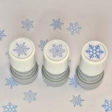 1pc Christmas Snowflake Stamp - Diary Stamp, Scrapbooking, Embossing, Scrapbook Stamp, Creative Seasonal Stamp, Suitable For Handicrafts, Teacher Encouragement Stamp, Suitable For Diary, Envelope, Note Stamp, Plastic Material - Snowflake Stamp - View 15