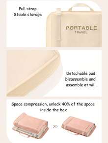 1PC Compression Packing Cube Space-Saving Travel Clothes Storage Bag Portable Organizer For Clothing - Multicolor - View 7