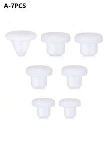 5pcs/7pcs/12pcs/Set Silicone Belly Button Shaper Regular Concave Navel Trainer Soft Piercing Plug Body Shaper For Women - Clear - View 6