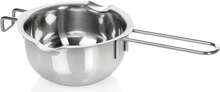 Silver Premium Water‑Bath Pot, 14cm Stainless Steel Melting Bowl With Ergonomic Handle For Kitchen Cooking - View 9