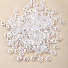 200pcs Beadia 1pack Flower Design DIY Acrylic Beads Valentines - Beige - View 6
