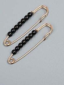 Faux Pearl Waist Pin Scarf Headscarf Clip Shawl Brooch Sweater Pin Women's Brooch - 7-bead Brooch - View 8