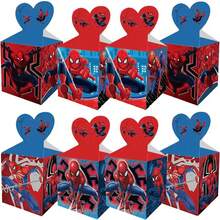 Disney 12pcs Creative Spider-Man Gift Boxes, Birthday Party Favor, Paper Folding Novelty Desktop Decor, Perfect Party Gift, Fan Holiday Gift - Multicolor - View 5