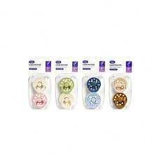 2pcs Baby Pacifiers, Breast-Like Design, Anti-Colic, Breathable, Pink And Blue, Macaron Color, 0-3 Years - Round - View 6