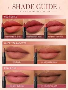 MAC Powder Kiss 霧面唇膏 #316 Devoted To Chili 淨重 0.12oz/3.5g - #316 - 查看 8
